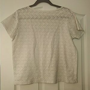 White see through tee